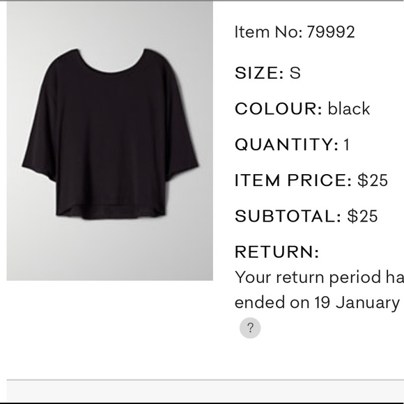 Aritzia | The Group by Babaton Foundation Cropped T-Shirt - Picture 3 of 5